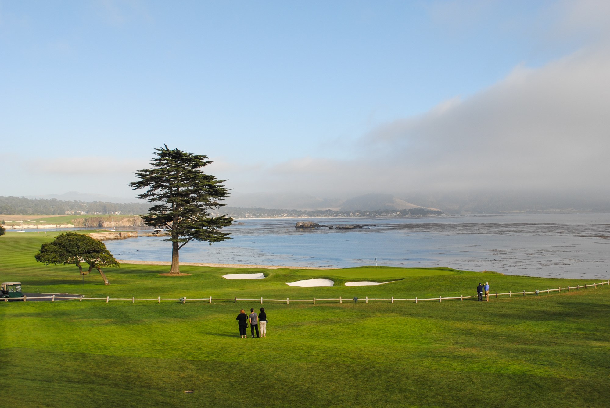 Just a sliver of the sweeping view at Pebble Beach Golf Club