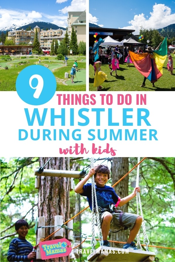 Things to Do in Whistler in Summer with Kids