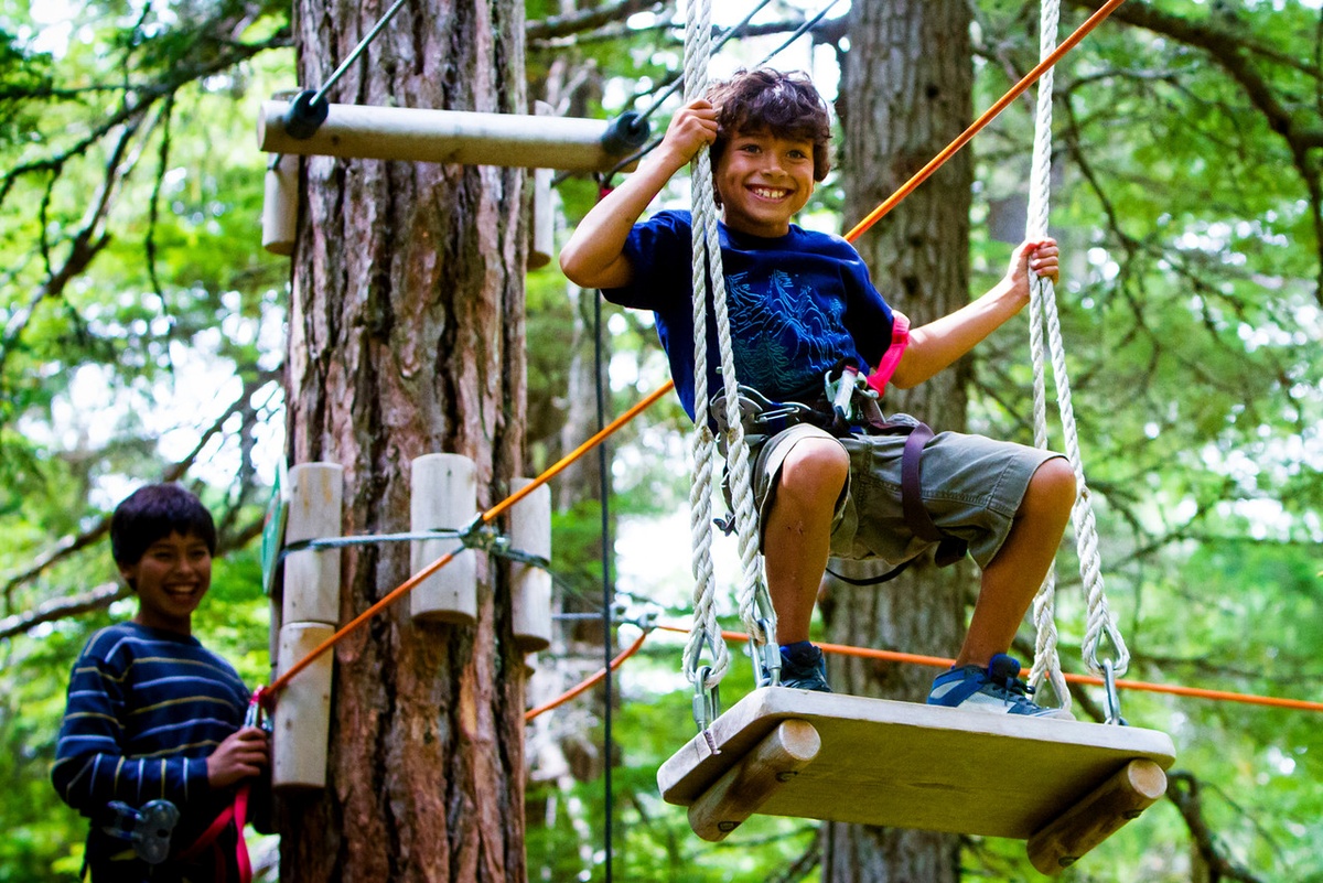 Treetop Adventure Course in Whistler