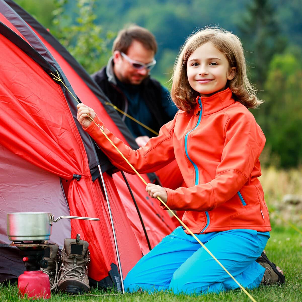 Camping gear to buy for your first camping trip