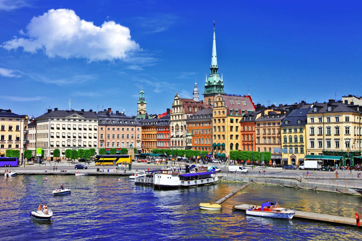 Waterfront in Stockholm, Sweden