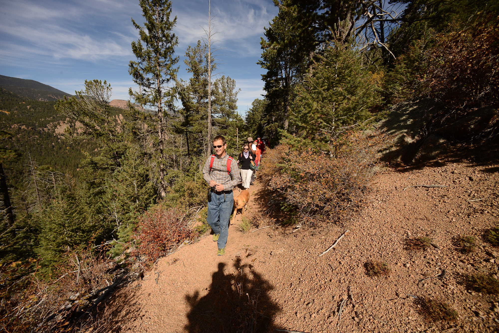 Hiking in Emerald Valley, Colorado