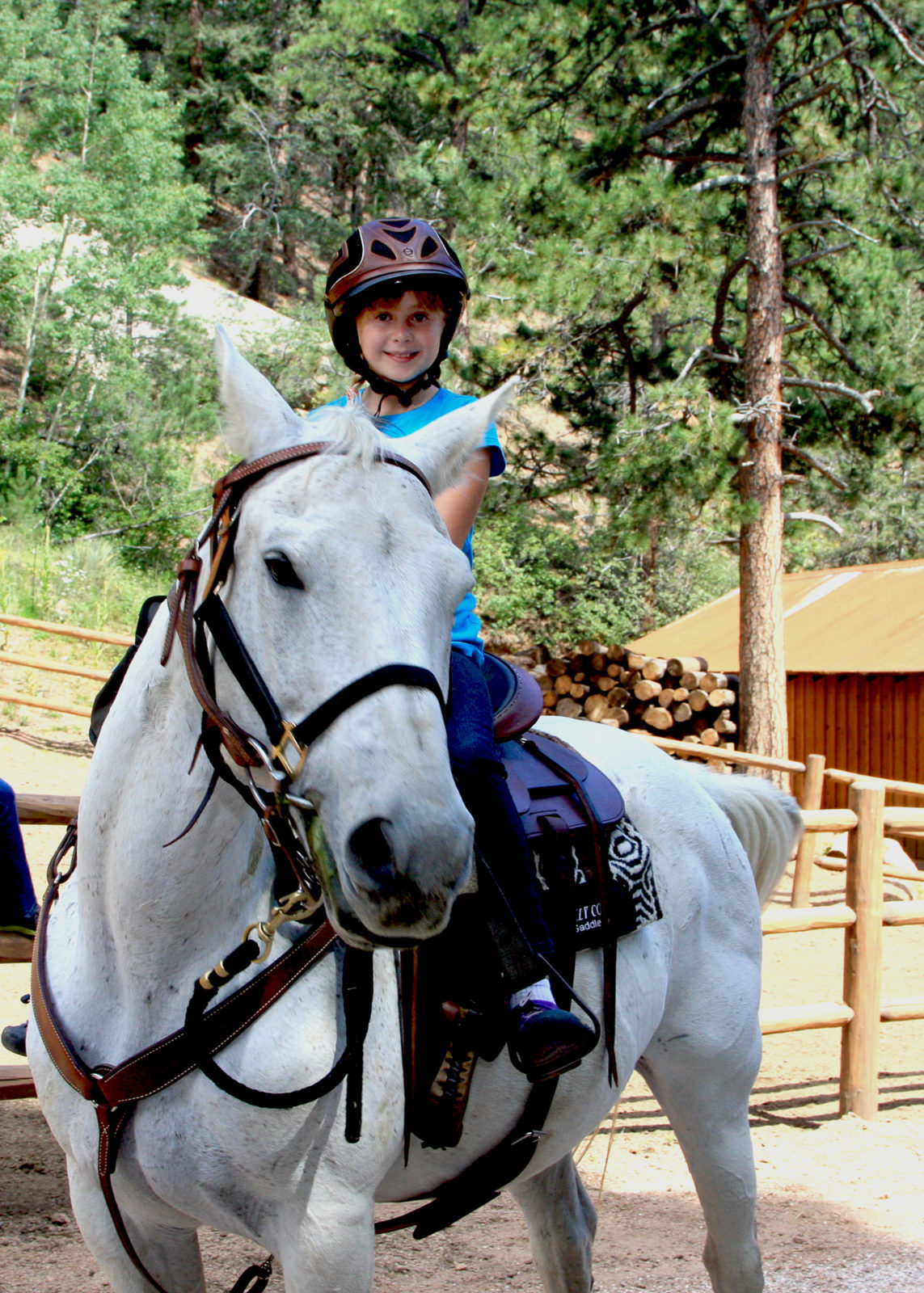 Horseback riding is included at Broadmoor Emerald Valley