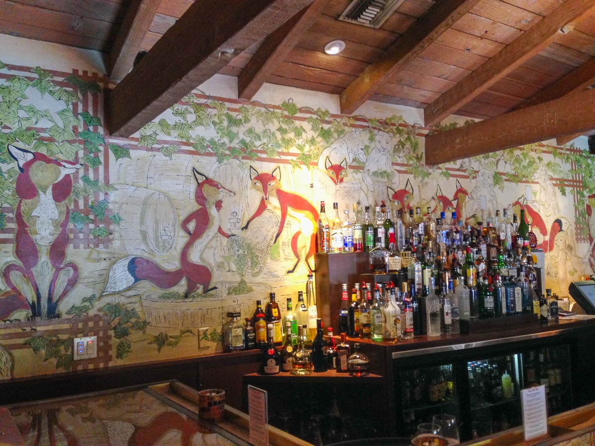 The Fox Den bar at La Casa Del Zorro in Borrego Springs