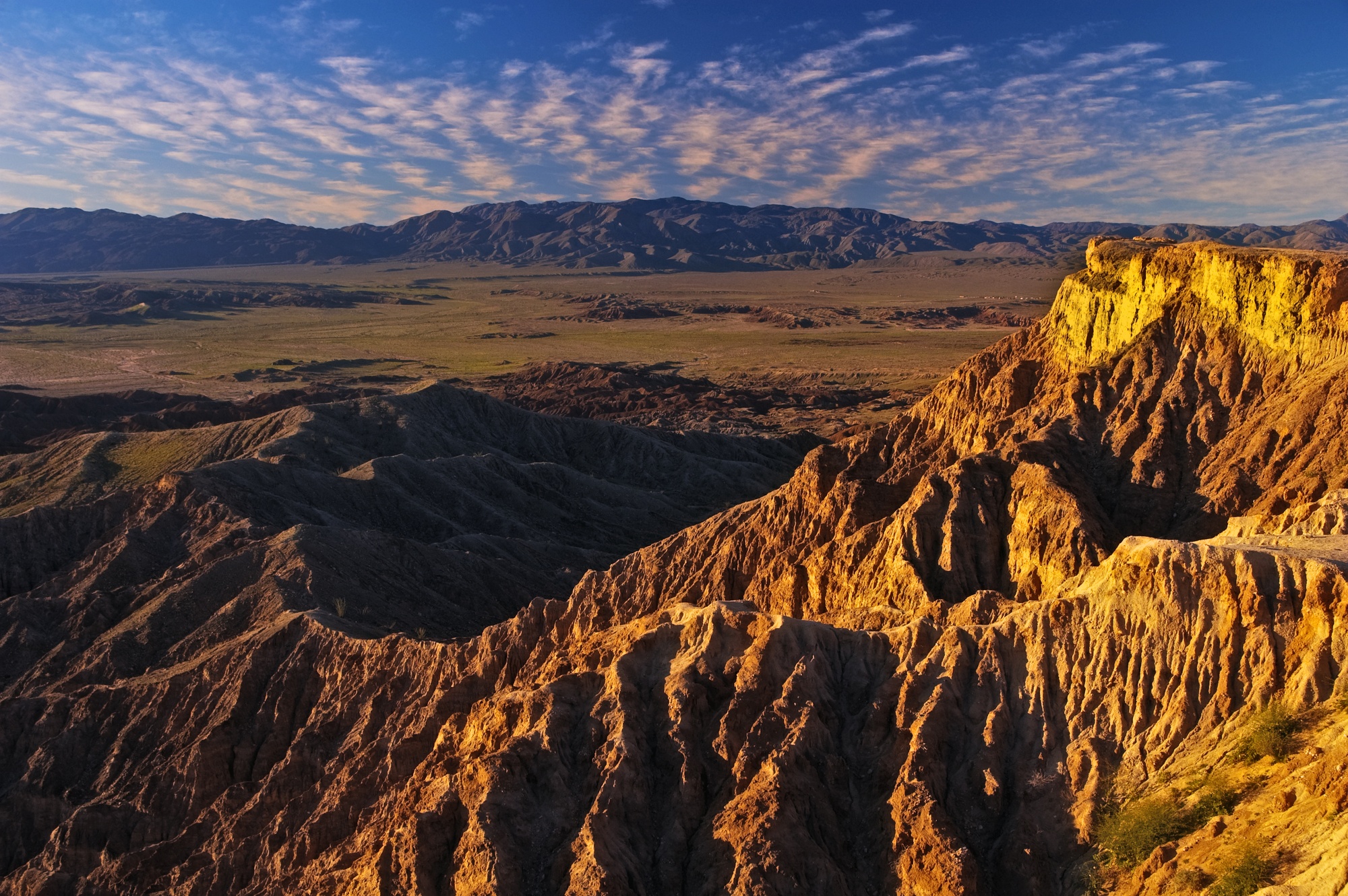 Stark landscape at Anza-Borrego State Desert Park