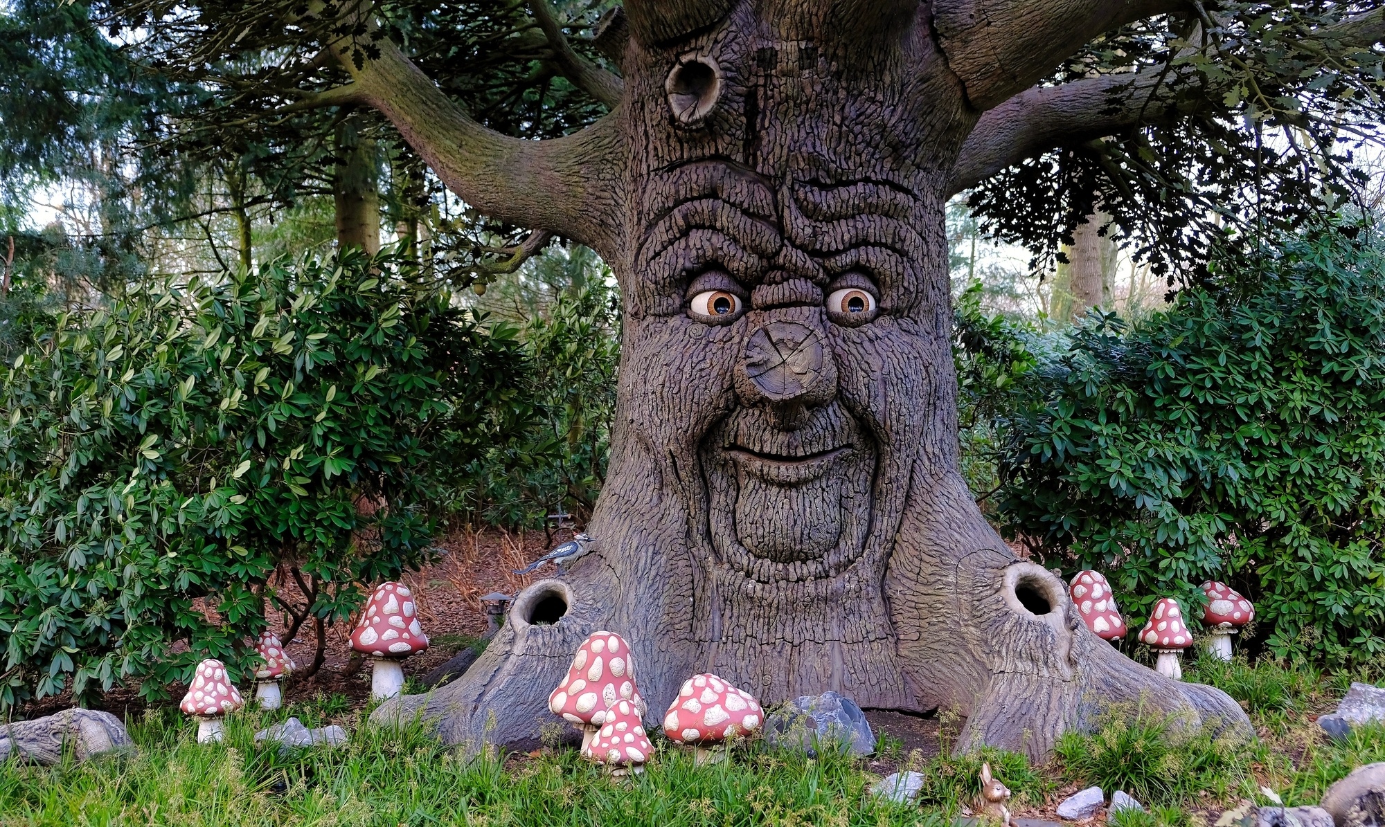 Talking tree at Efteling Amusement Park 