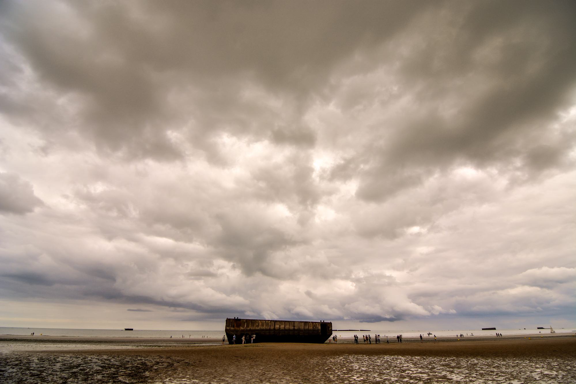 Normandy D-Day landing beach