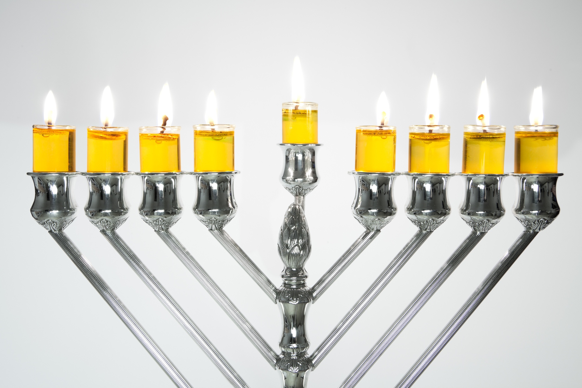 Menorah lighting