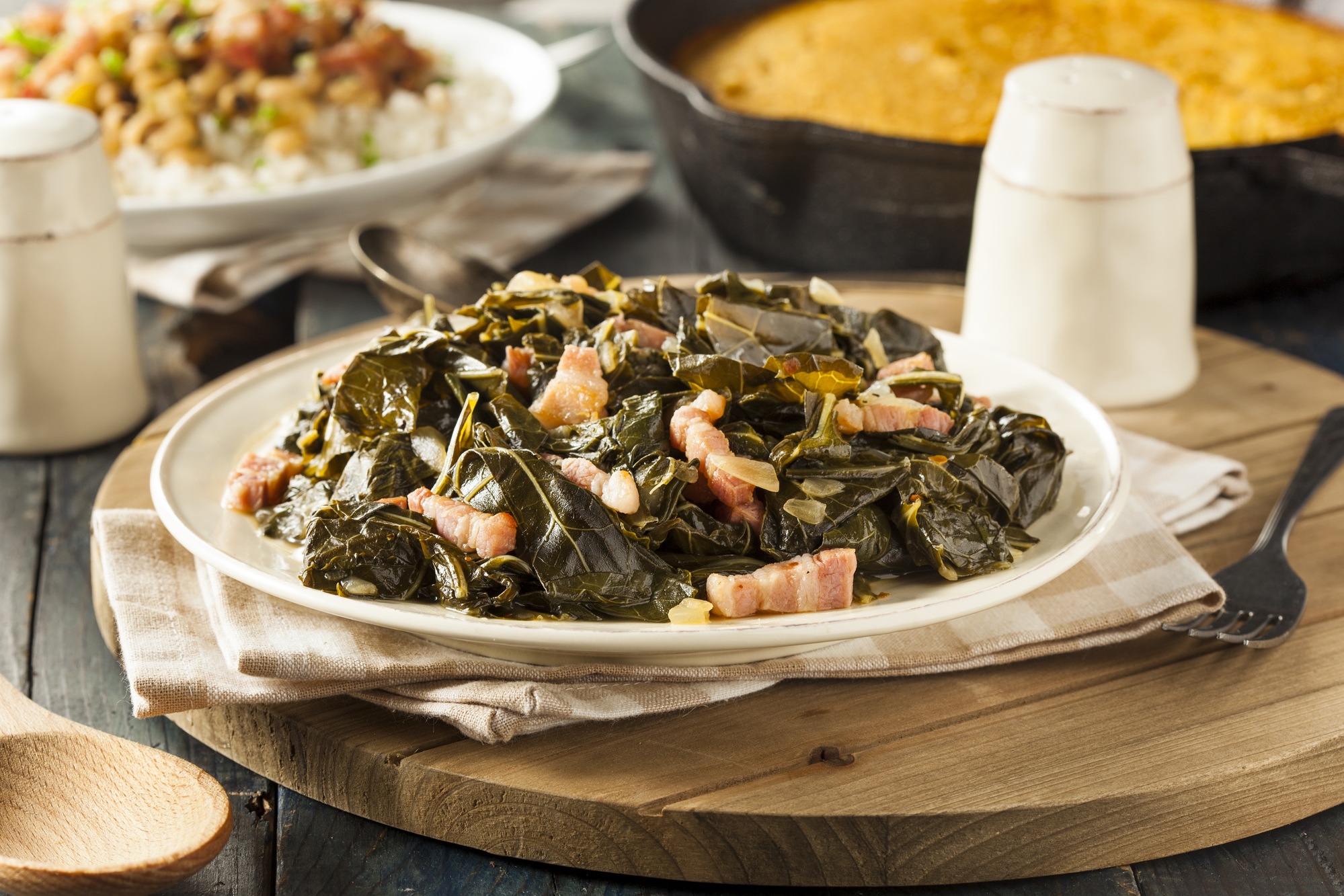 Kwanzaa's Karamu Feast may feature soul food like collard greens and cornbread 