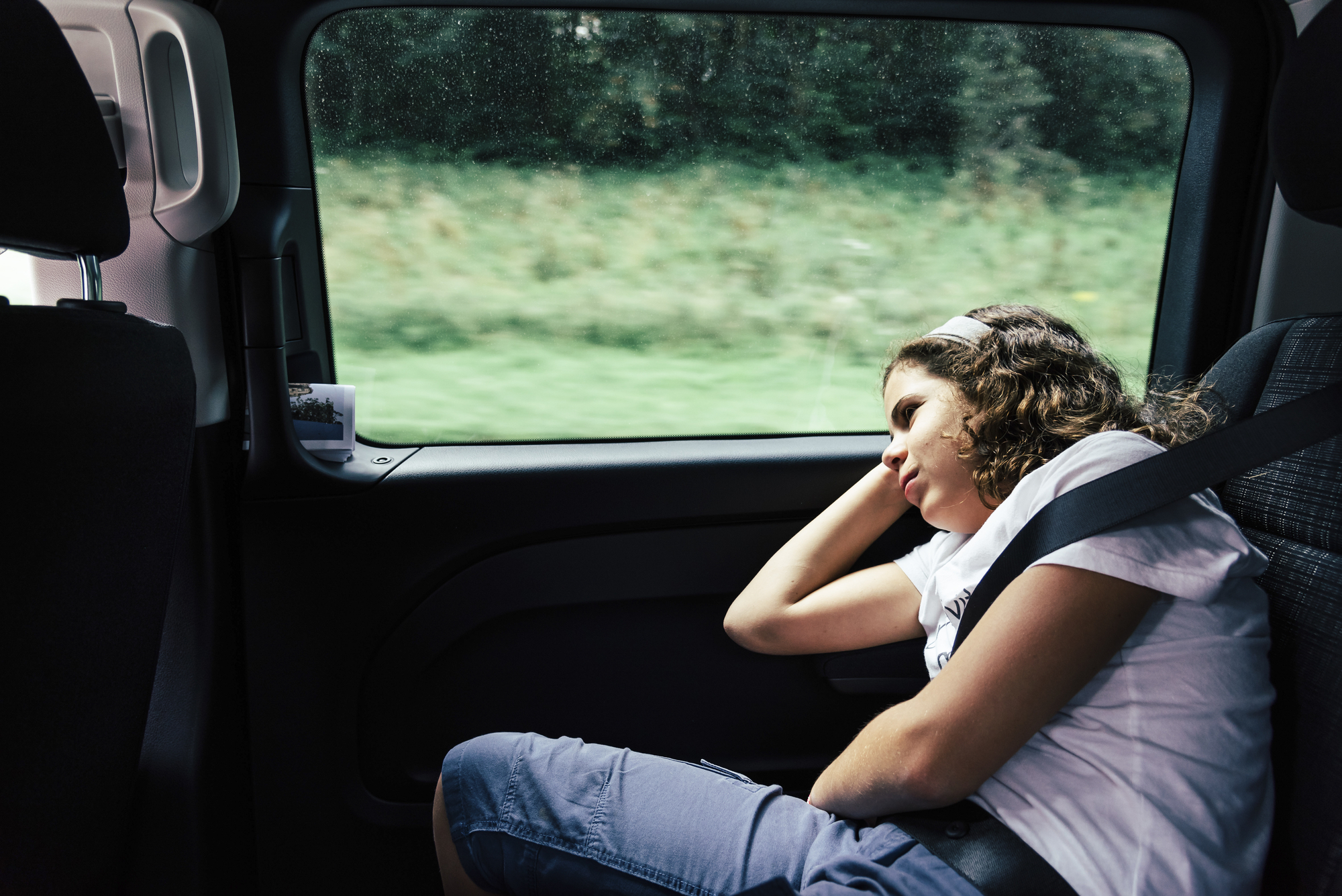 Be prepared for motion sickness when traveling with teens