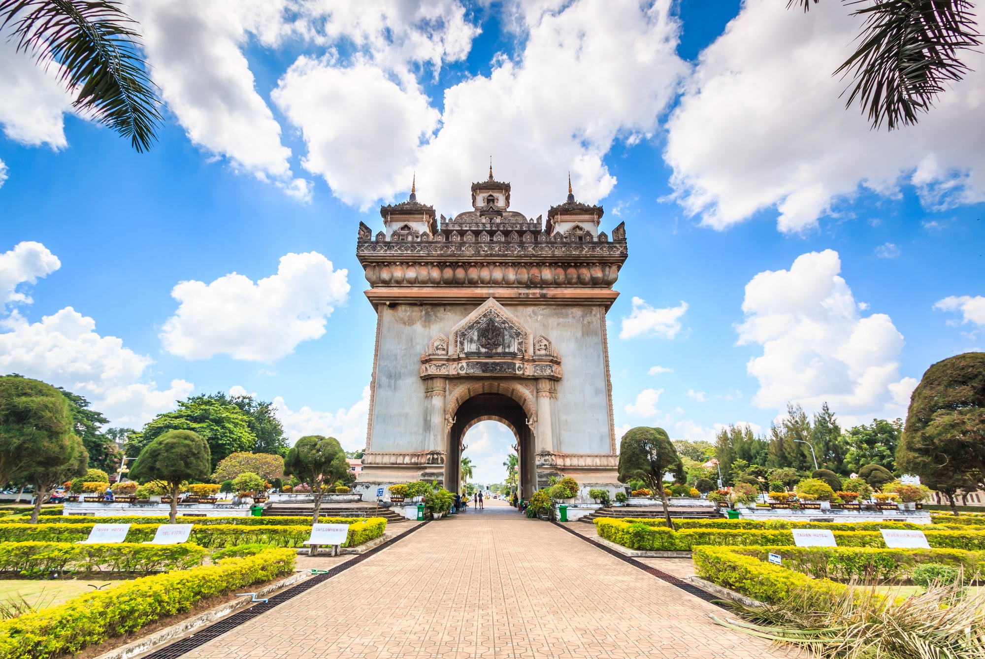 Patuxay Victory Monument in Laos