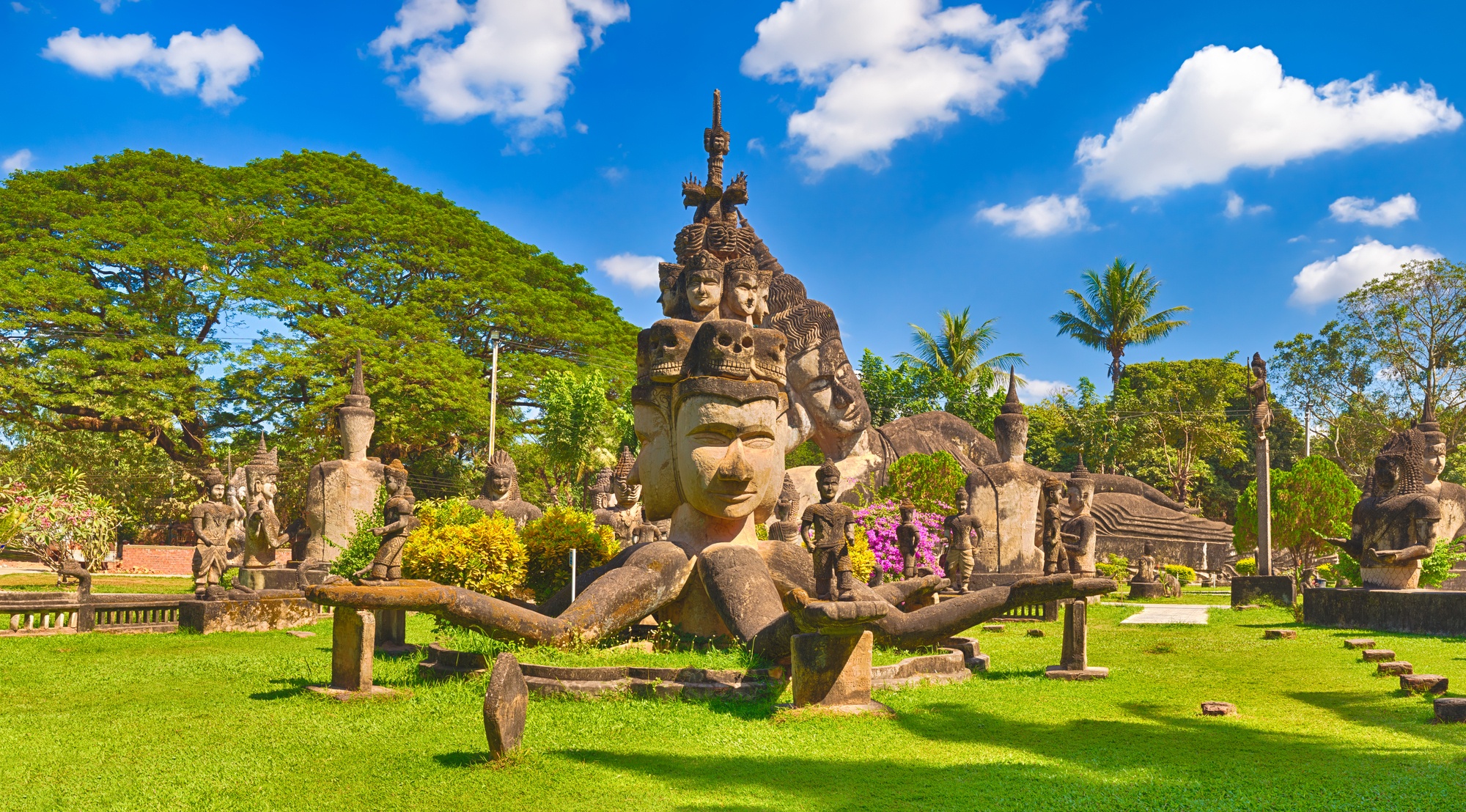 Buddha Park in Vientiane, Laos 