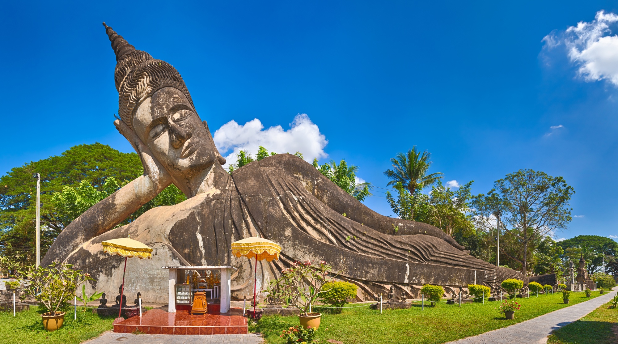 Beautiful sculpture in Buddha Park