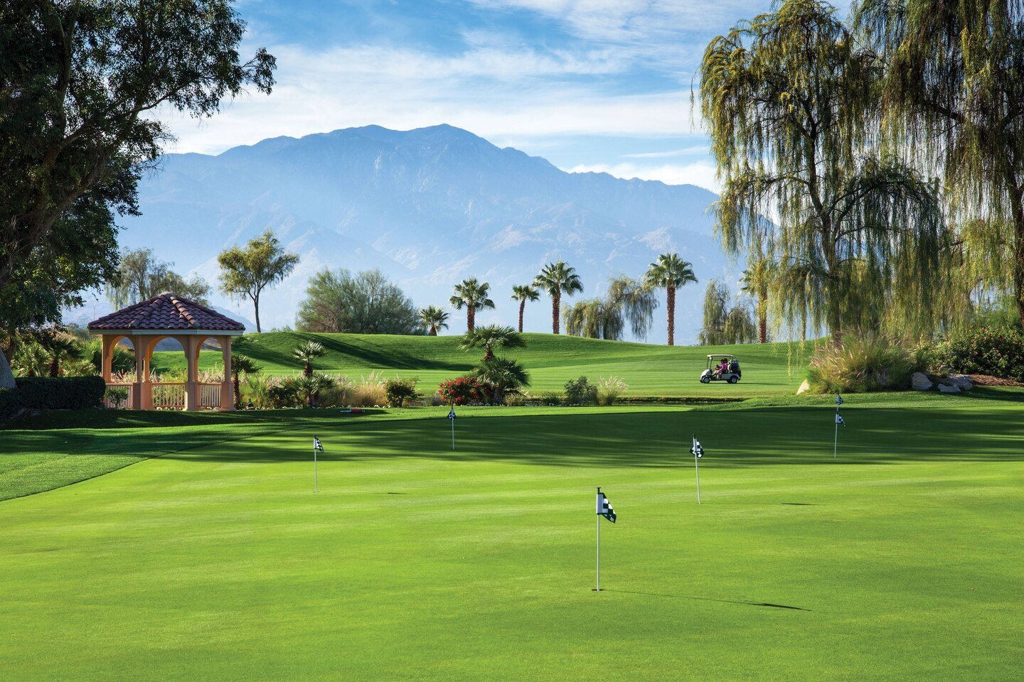 Marriott Shadow Ridge putting green in Palm Desert