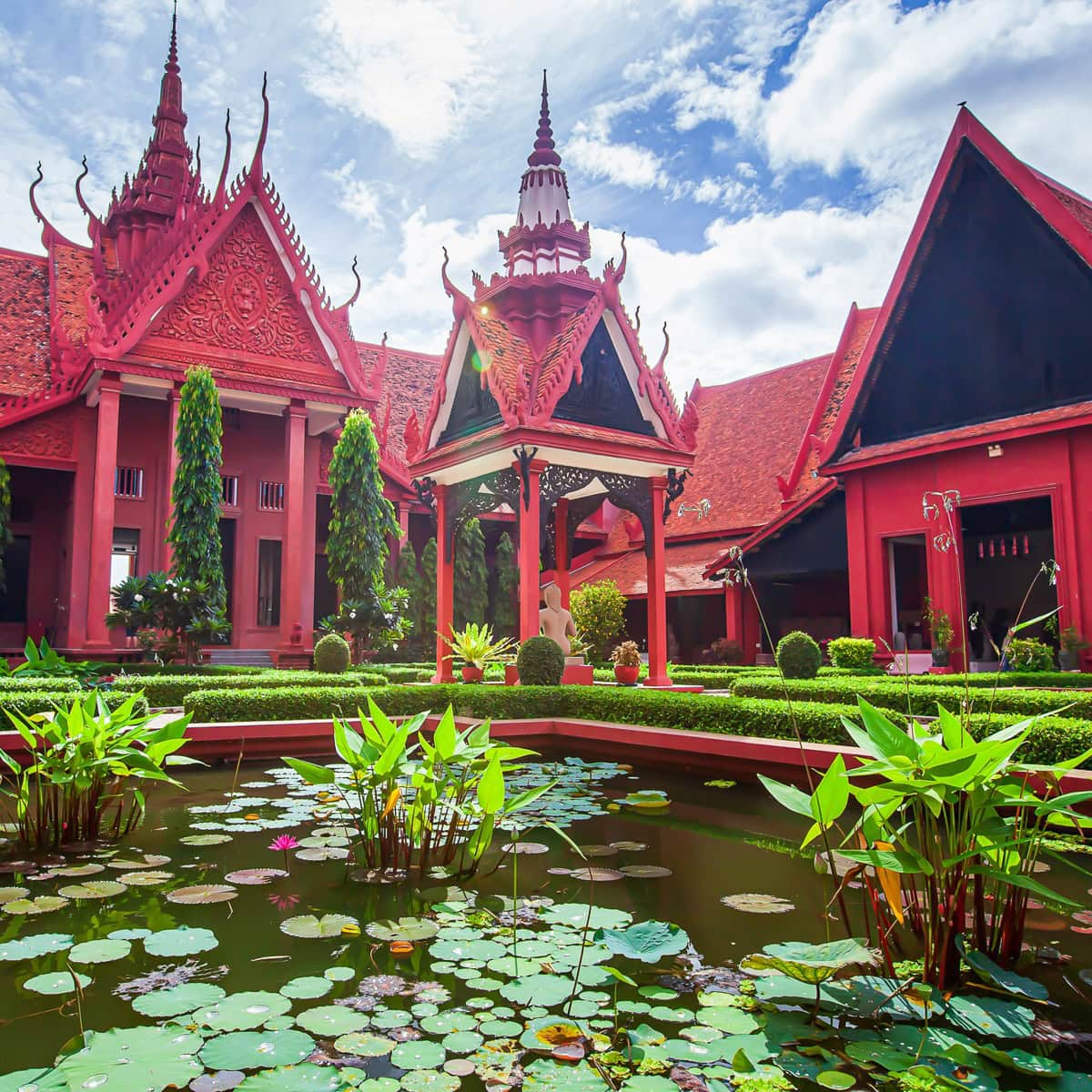 Phnom Penh, Cambodia Royal Palace Koi Pond