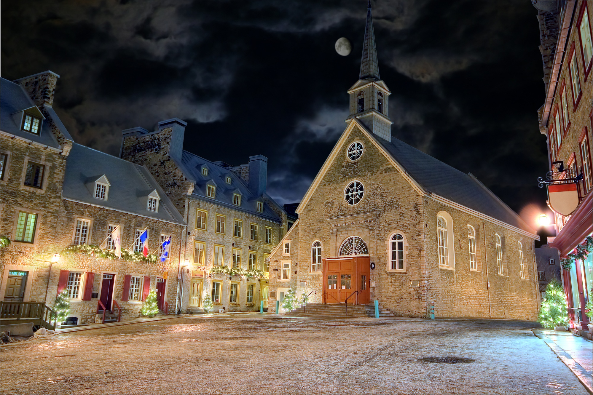 Old Town Quebec City in winter