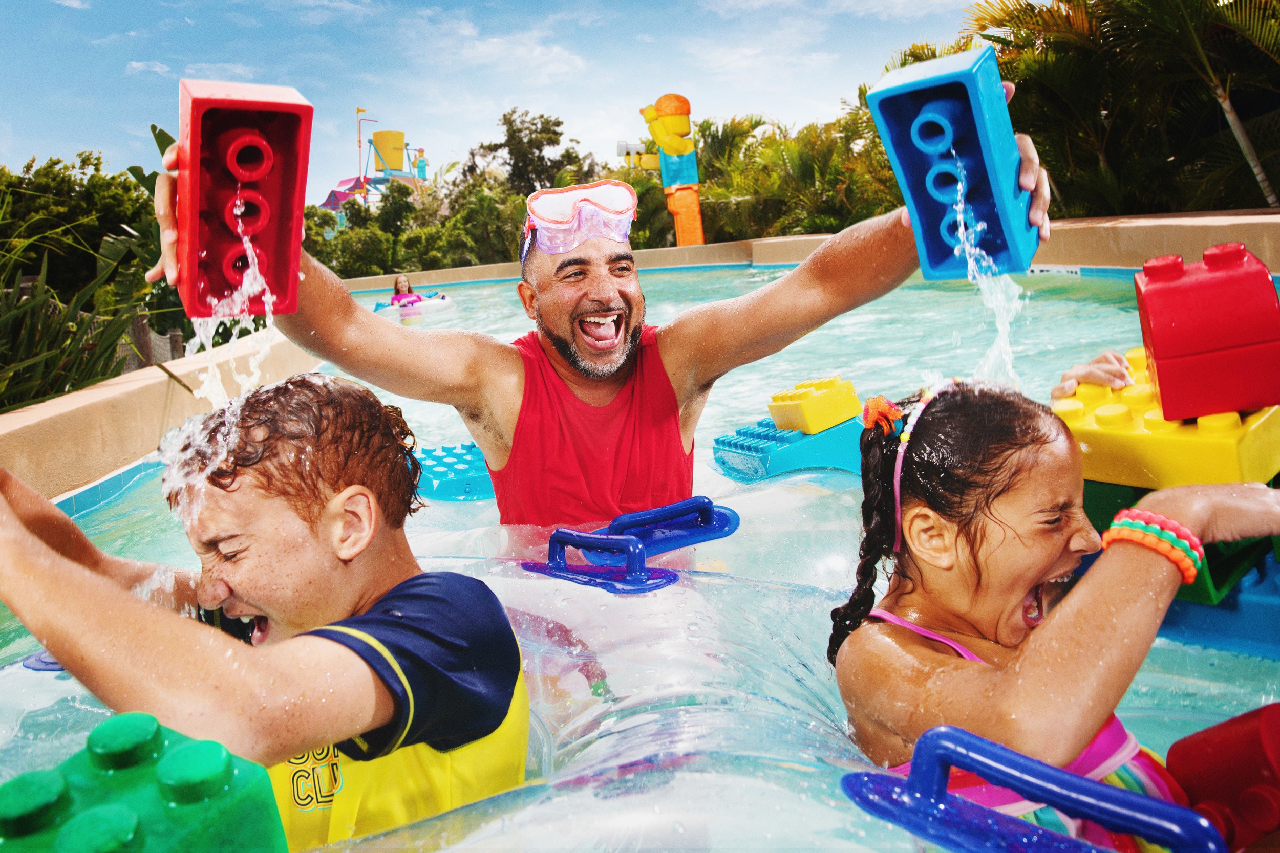 Build-A-Raft Lazy River at Legoland Florida Water Park