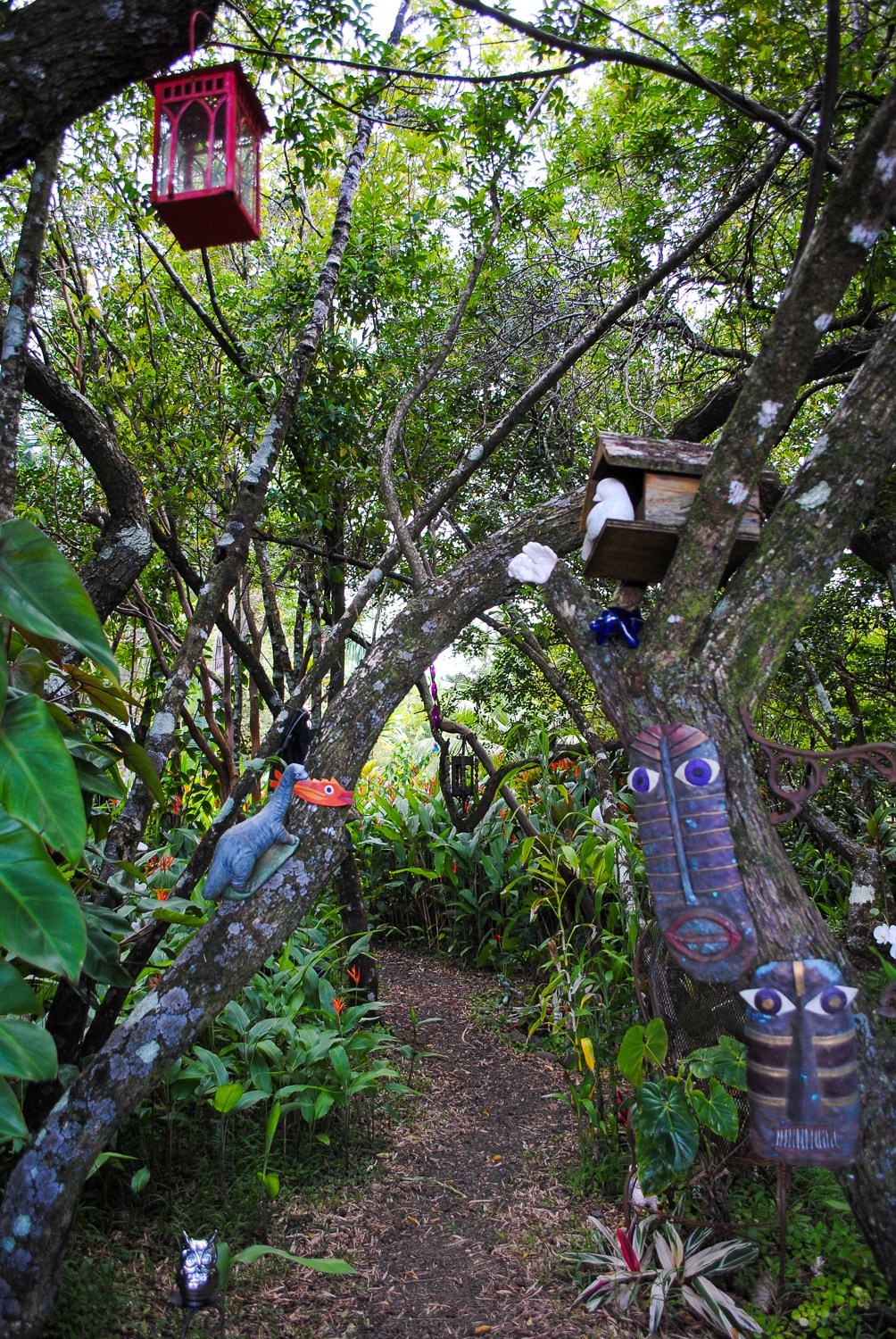 The whimsical Kula Botanic Garden on the Road to Hana in Maui