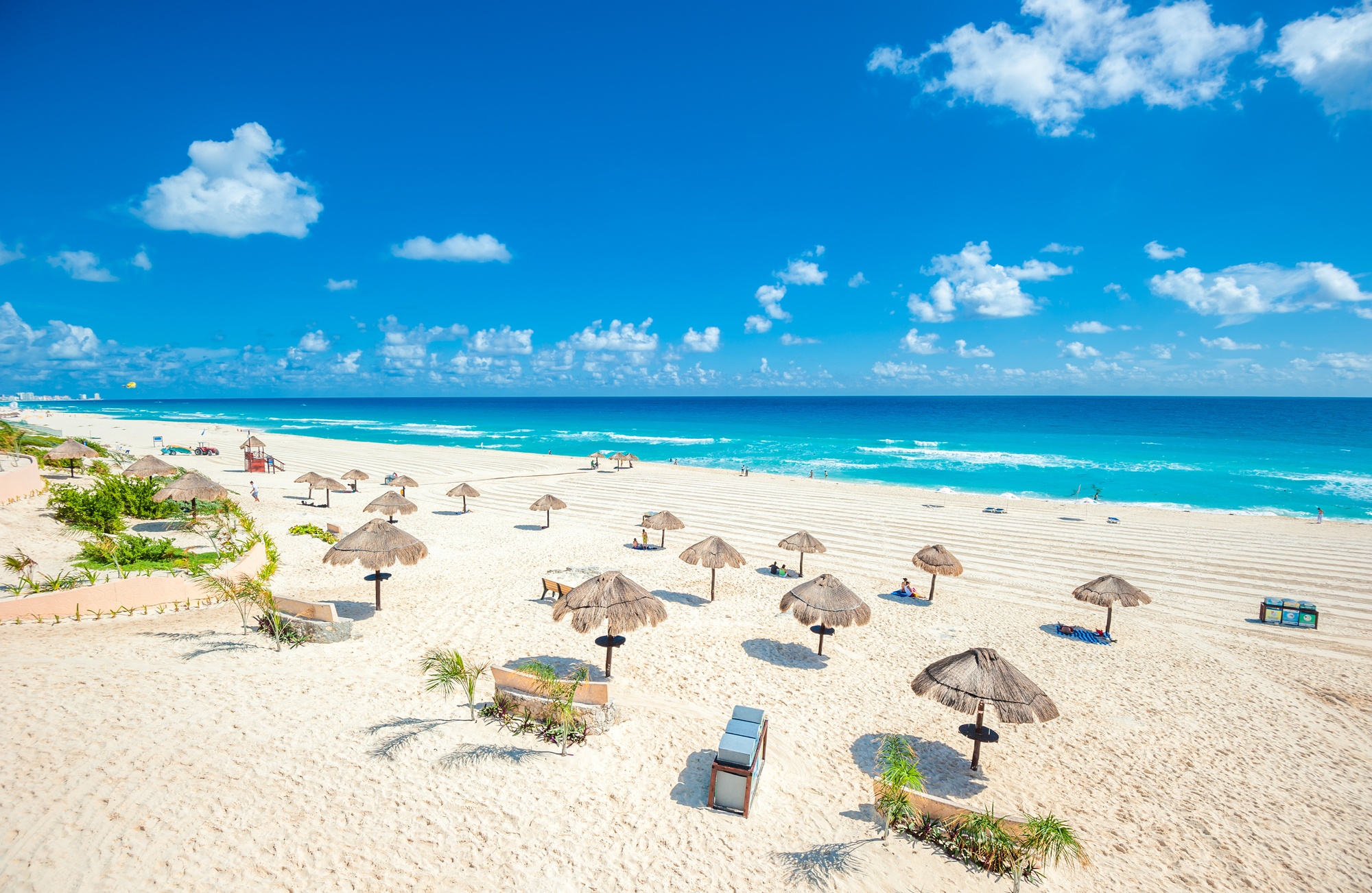 A beautiful beach in Cancun, Mexico