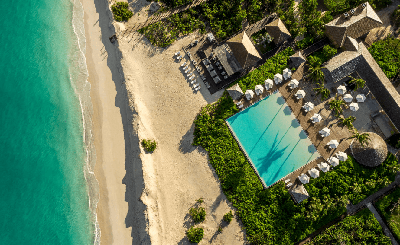 Pool at COMO Parrot Cay Resort in Turks and Caicos