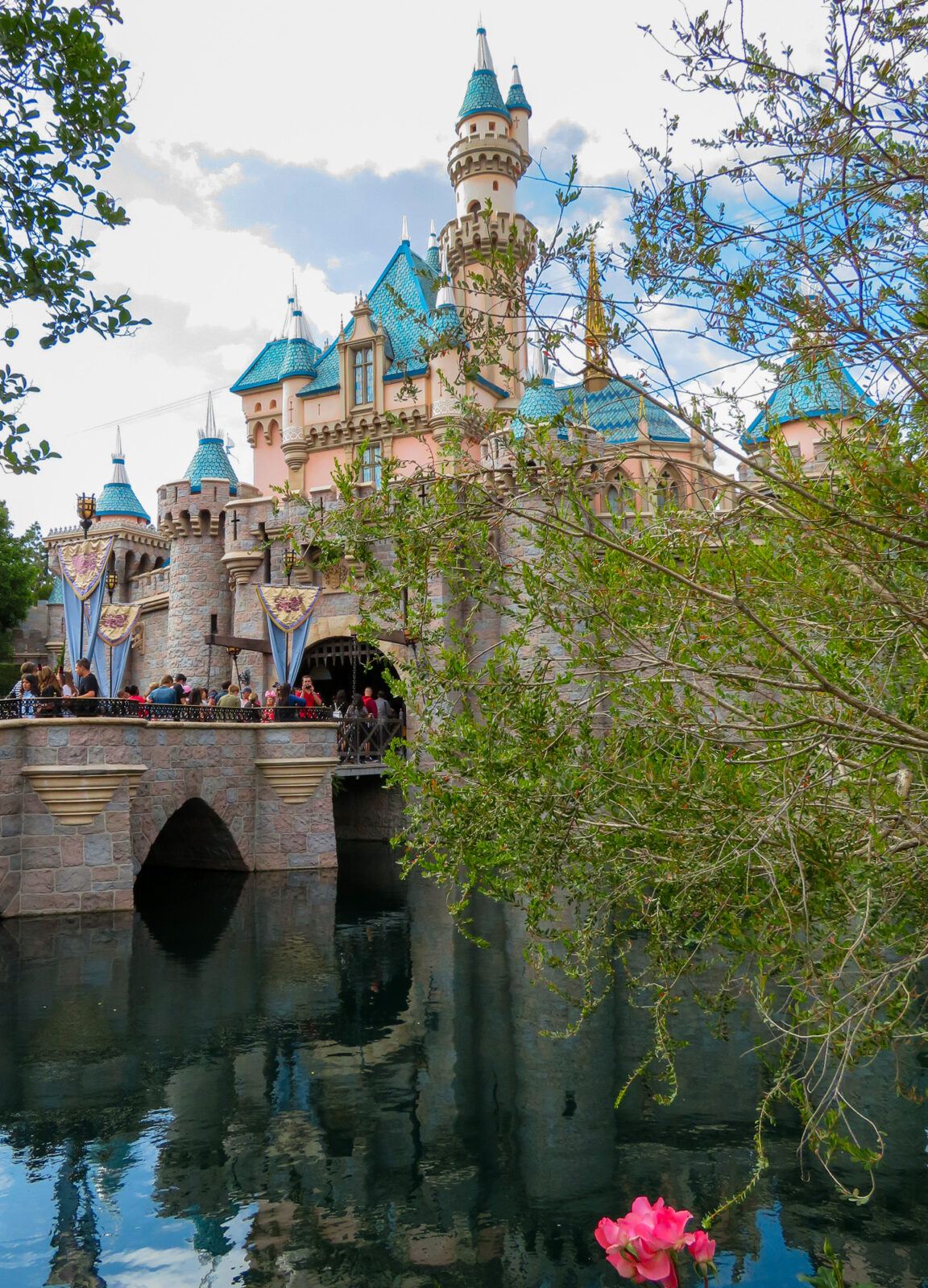 Sleeping Beauty Castle at Disneyland in Orange County, California