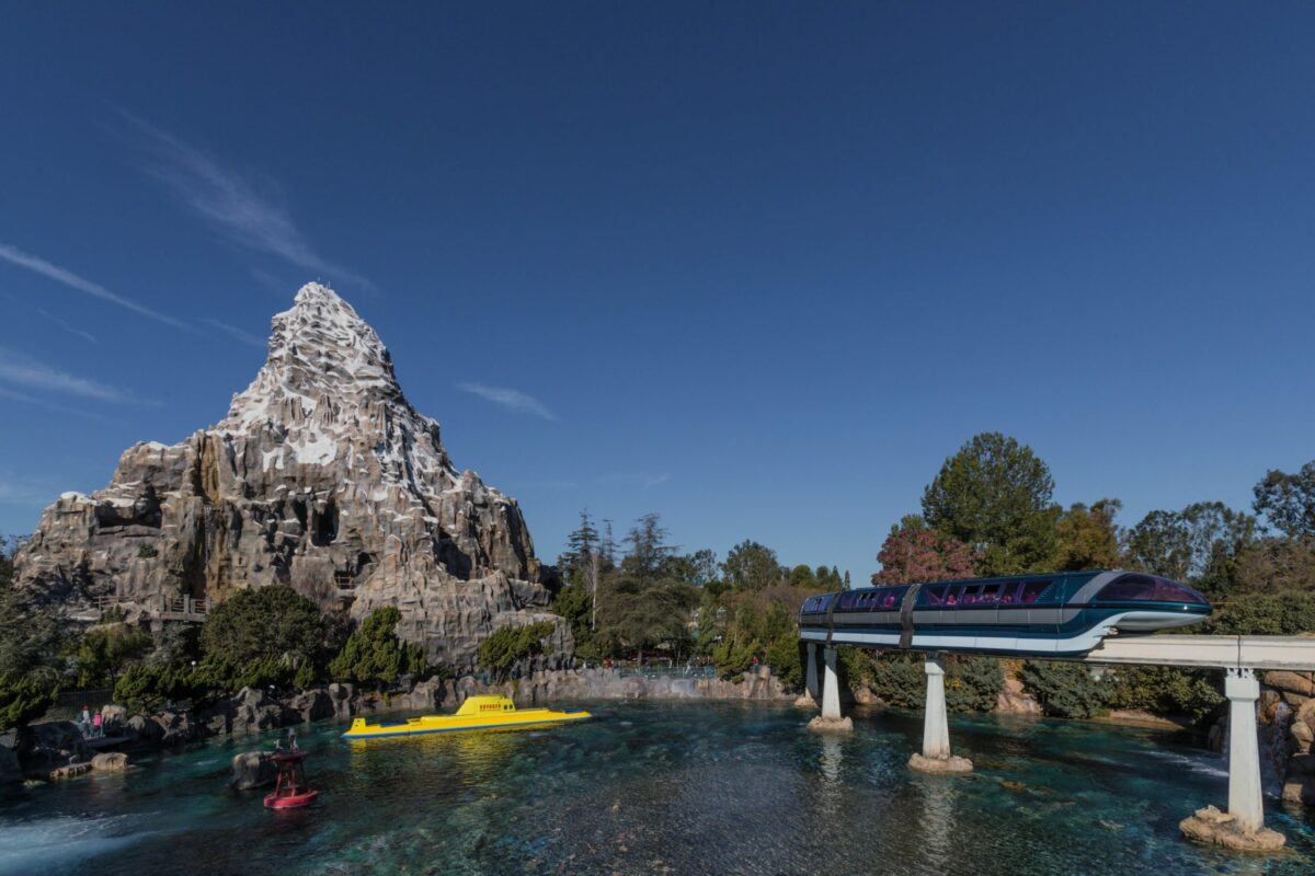 Matterhorn Bobsleds and Finding Nemo Submarine Voyage at Disneyland theme park