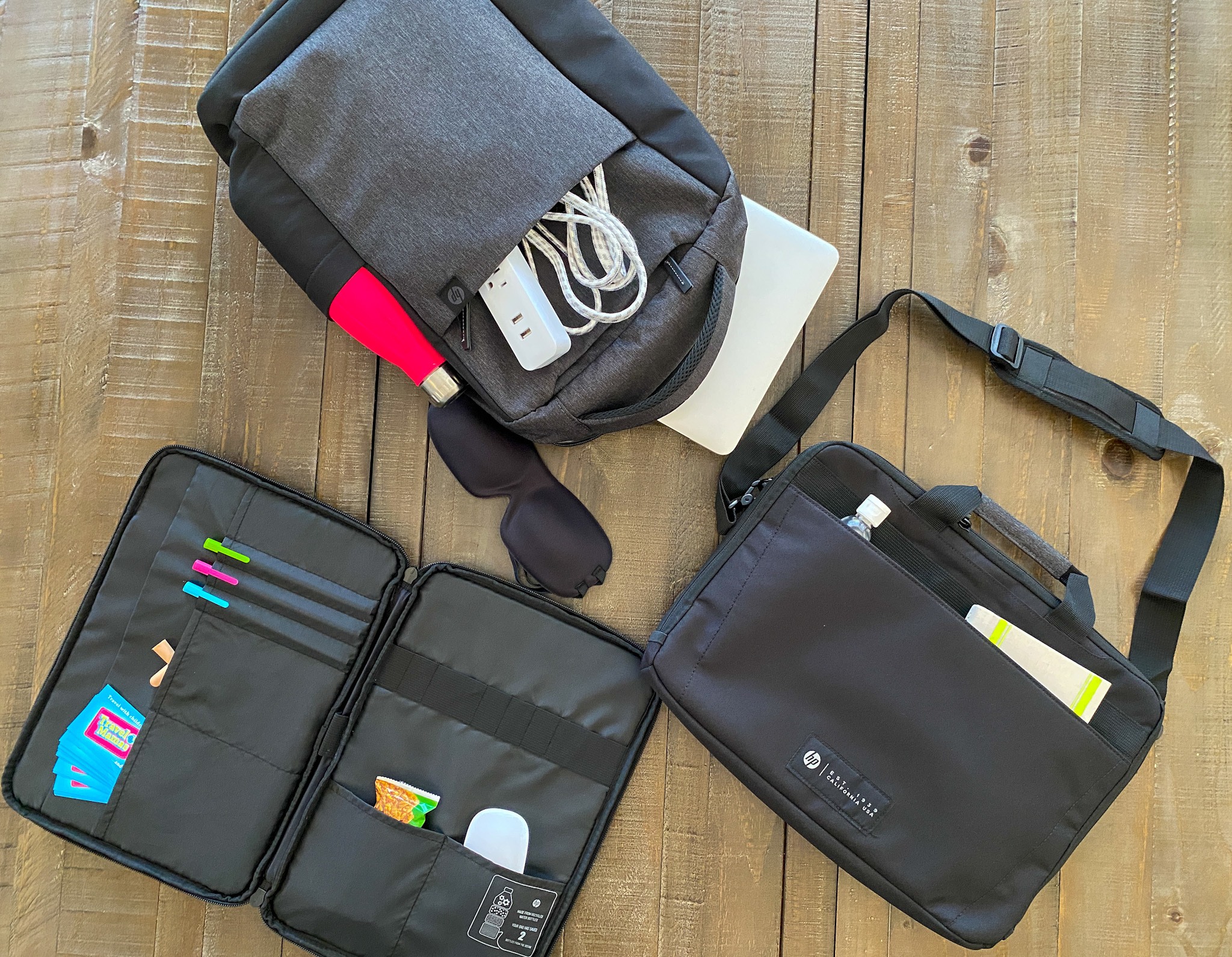 HP travel bags make business travel more comfortable and convenient