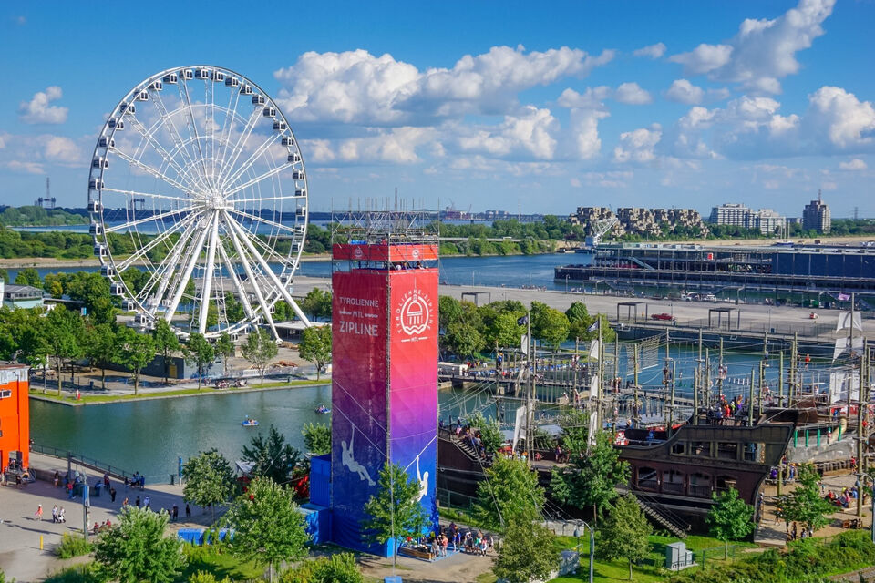 Tyrolienne MTL Zipline