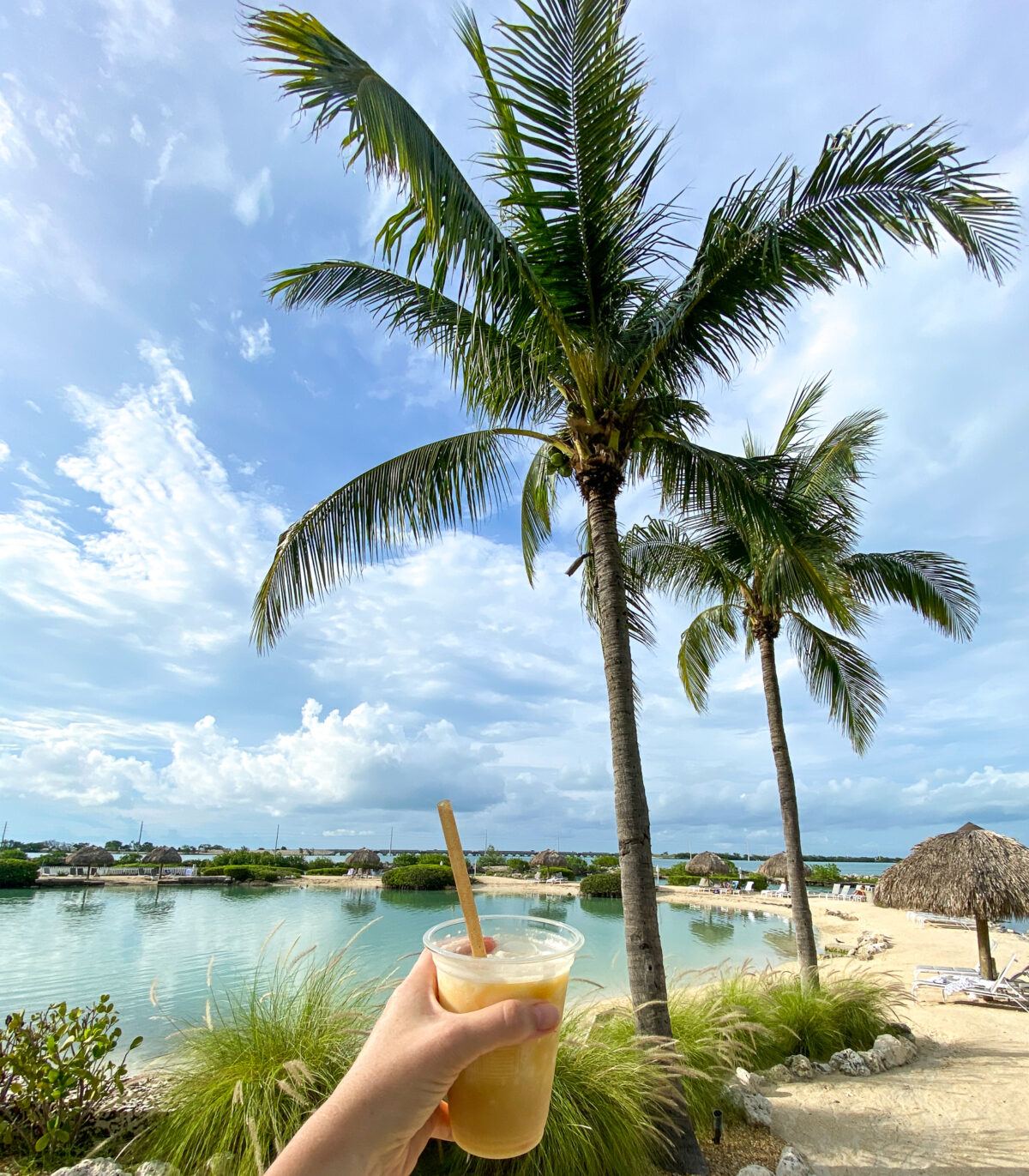 Piña colada from Tiki Grill on Duck Key