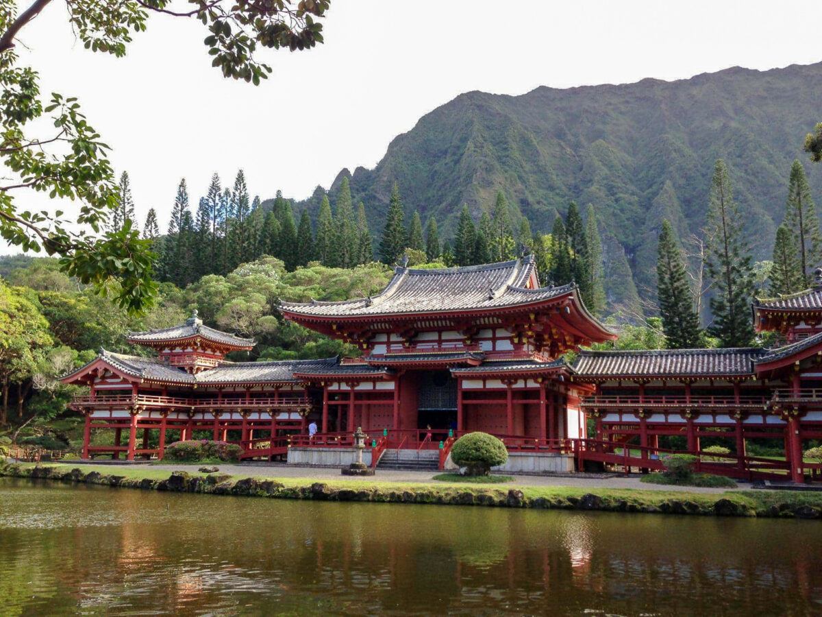 Byodo-In Temple in Oahu, Hawaii