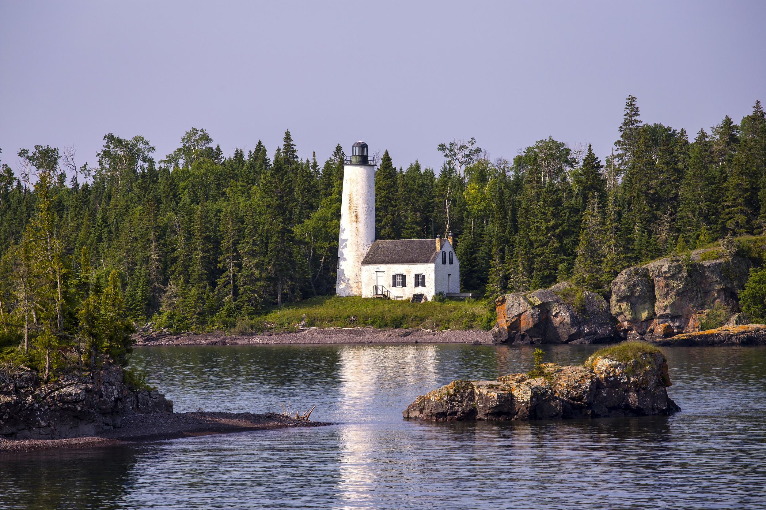 Isle Royale Light, a lighthouse in Isle Royale National Park