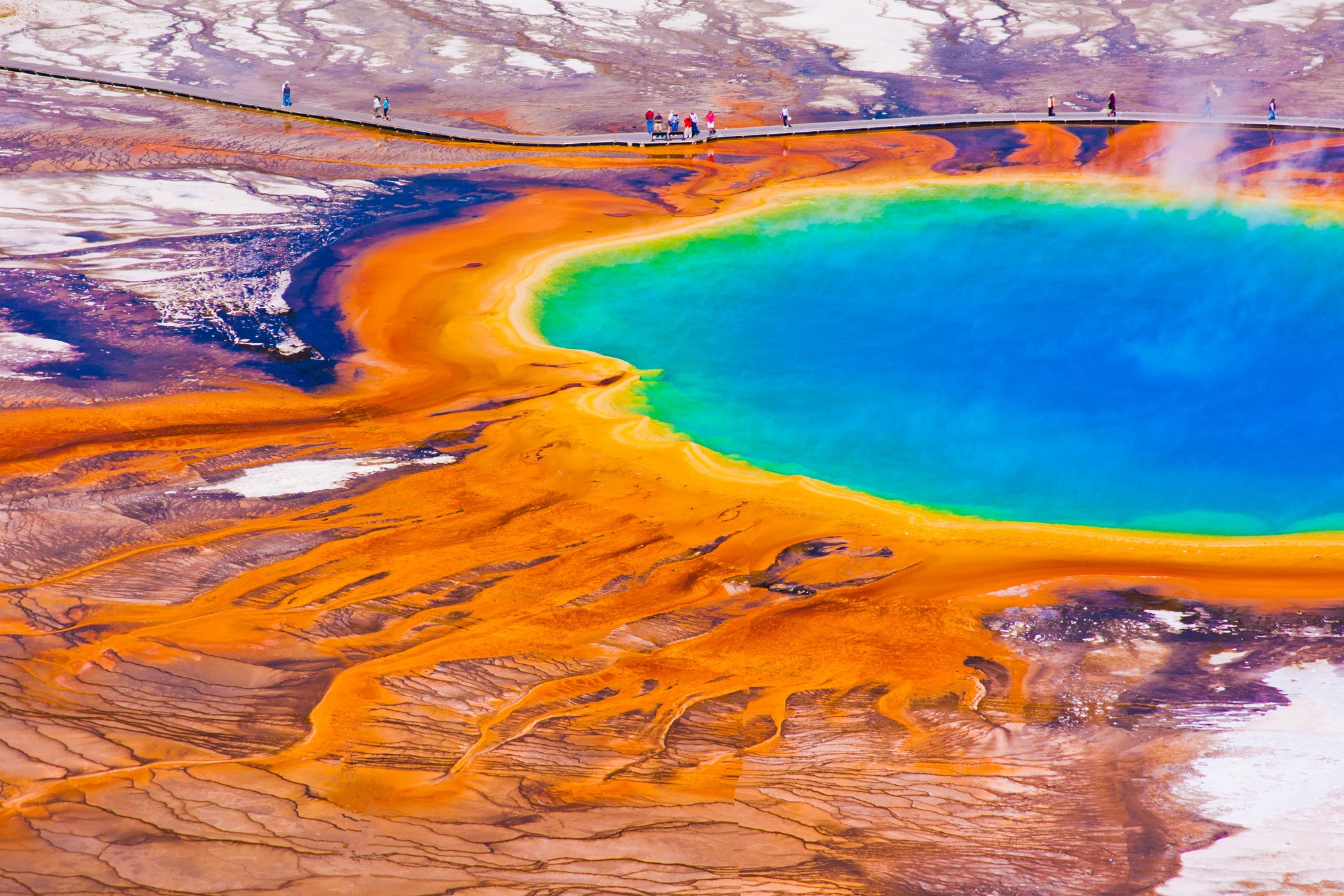 Grand Prismatic Spring in Yellowstone National Park