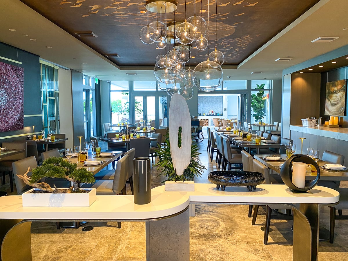 Beautiful Gala Restaurant at Hilton Aventura Miami