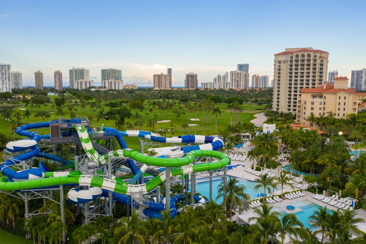 Tidal Cove Waterpark aerial view 