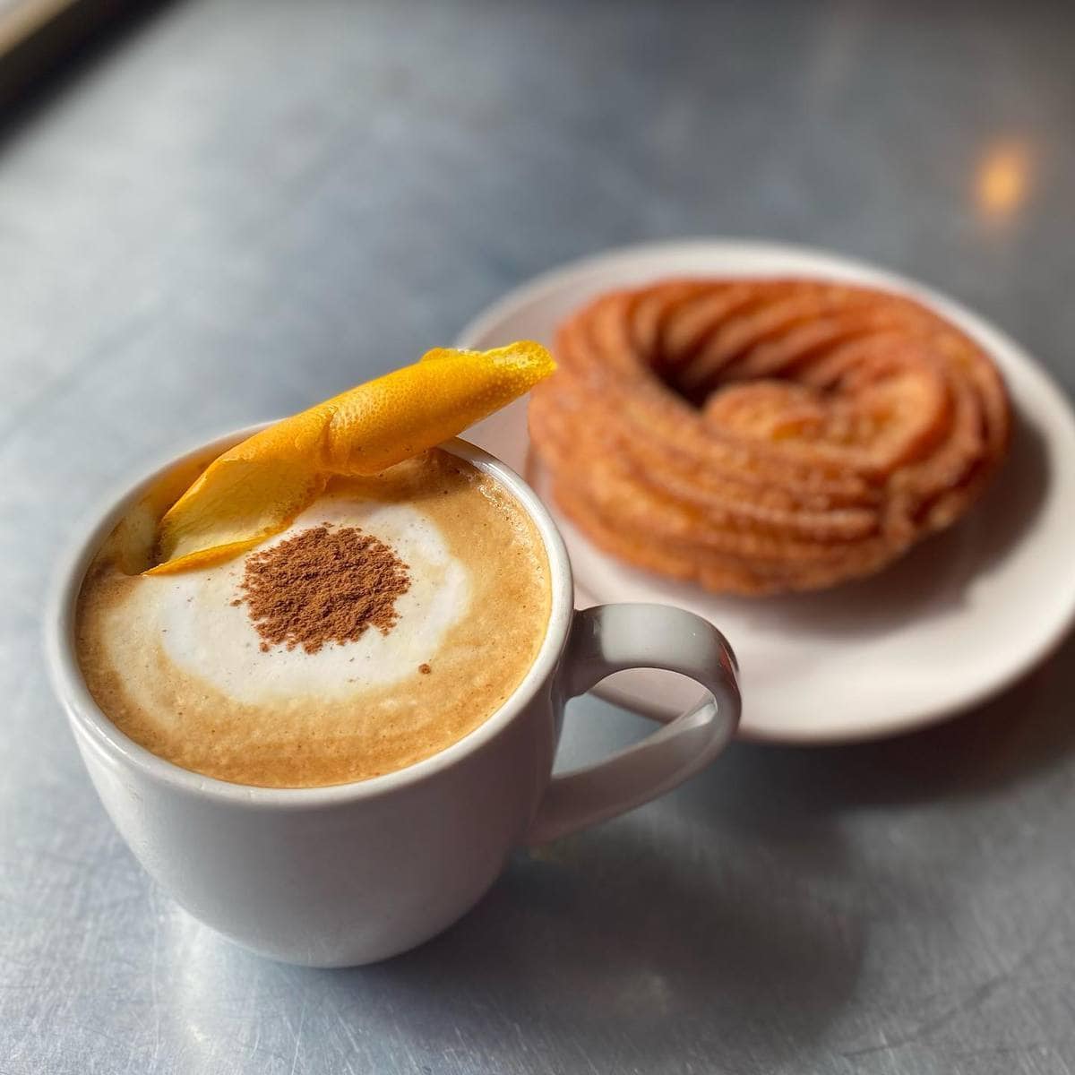 Coffee and pastry at Tourist Home All Day Café