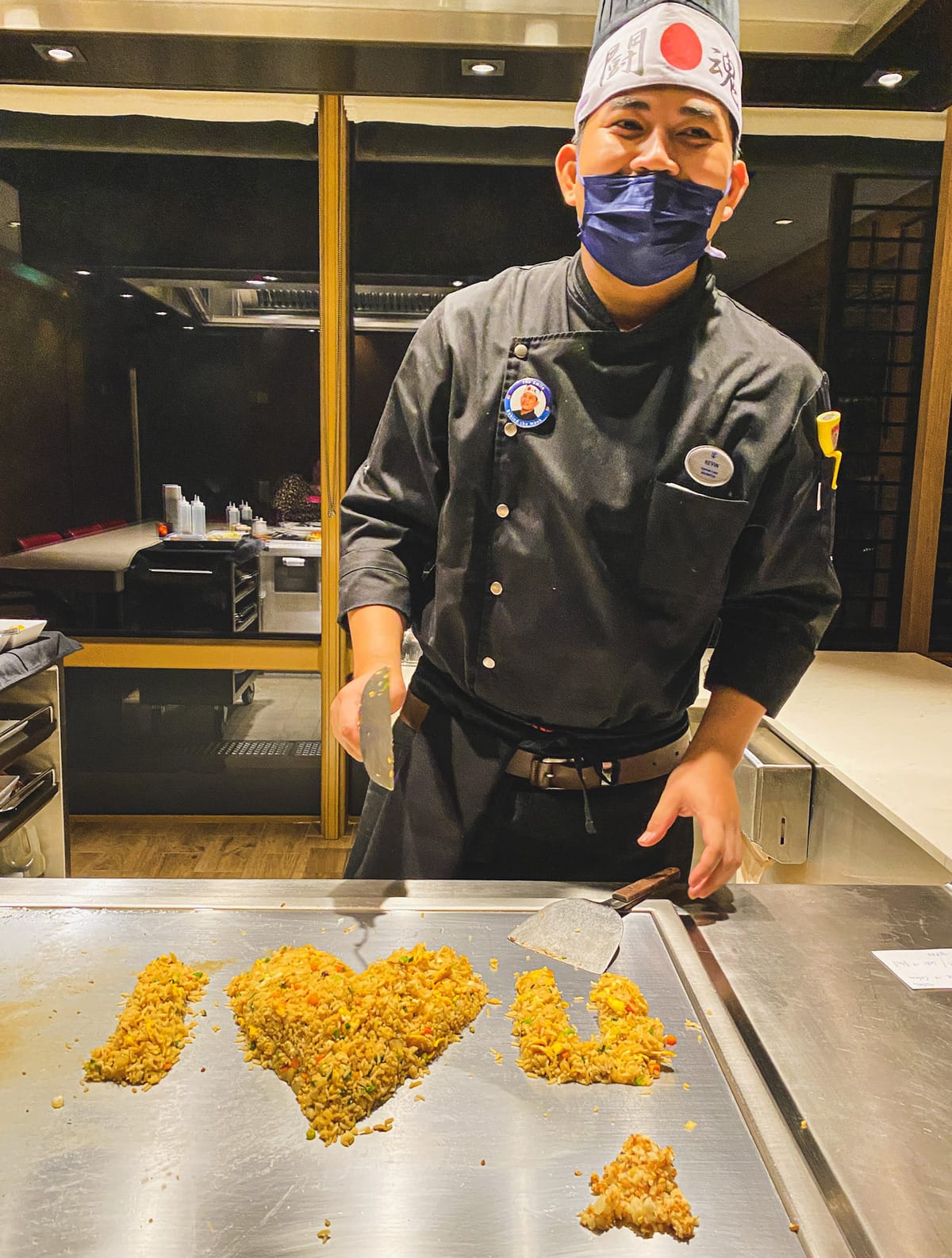 Teppanyaki restaurant on Odyssey of the Seas