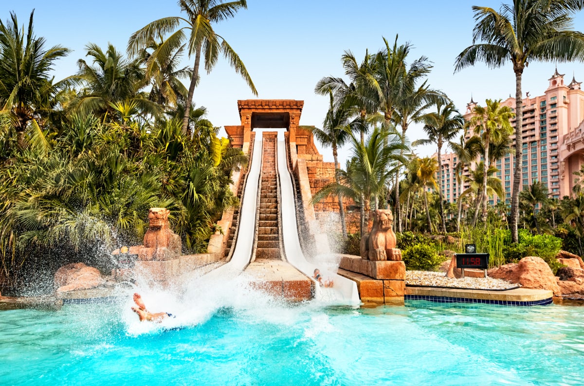 Challengers Slides Atlantis Bahamas