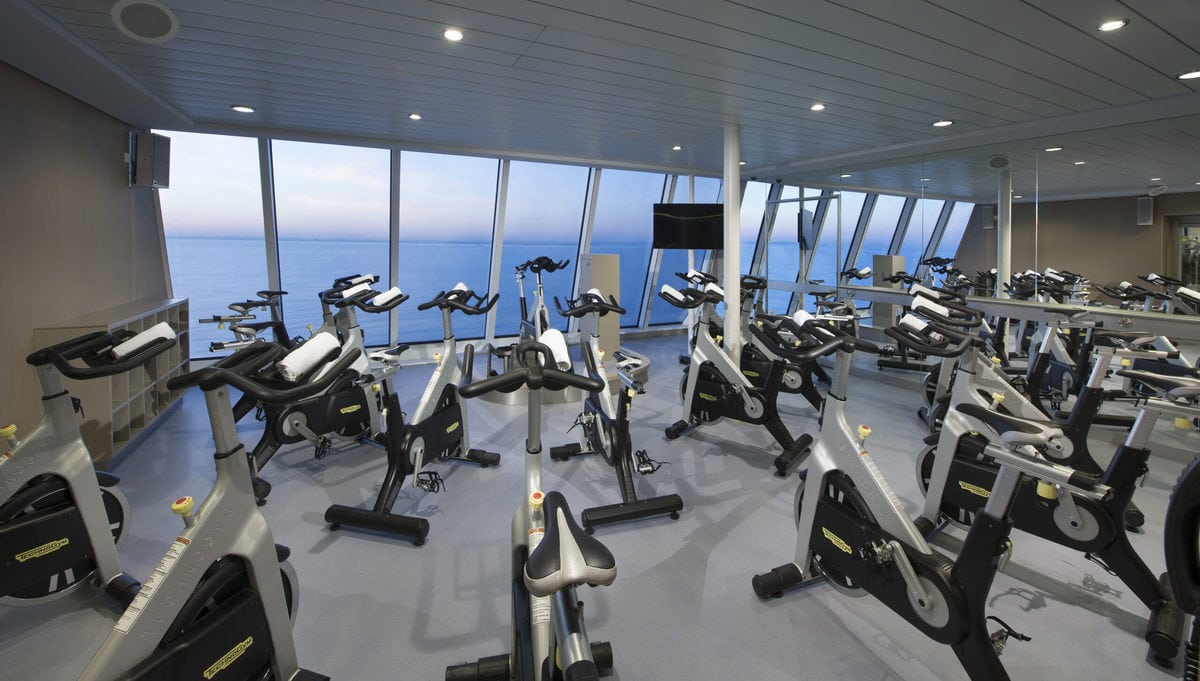 Spin class on Anthem of the Seas