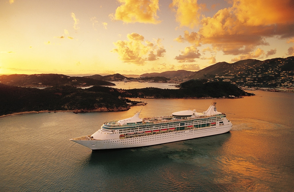 Romantic Royal Cruise Caribbean sunset