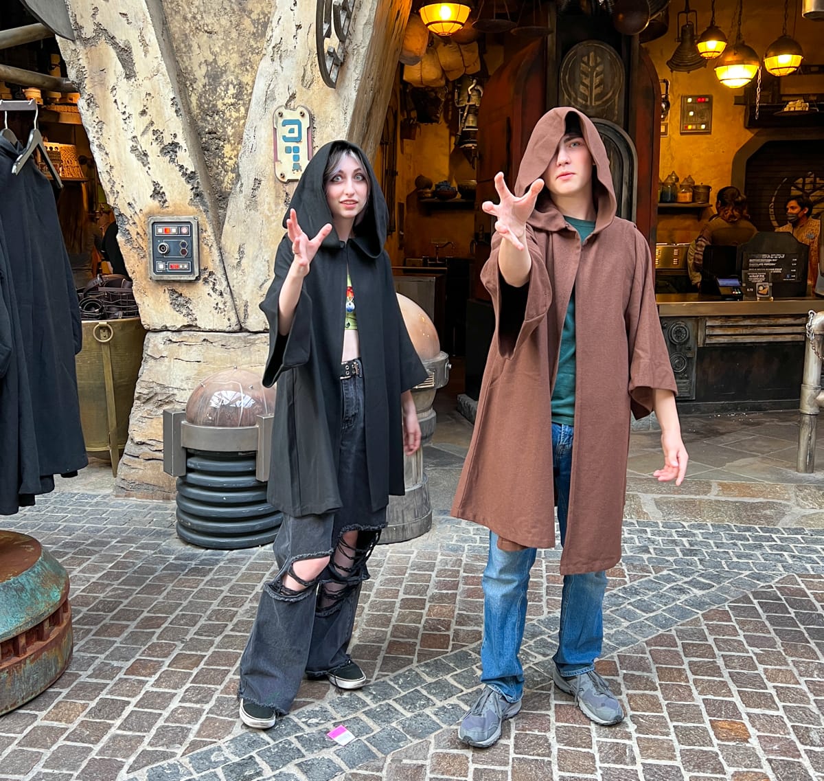 Teens in Galaxy's Edge - Star Wars Land at Disneyland