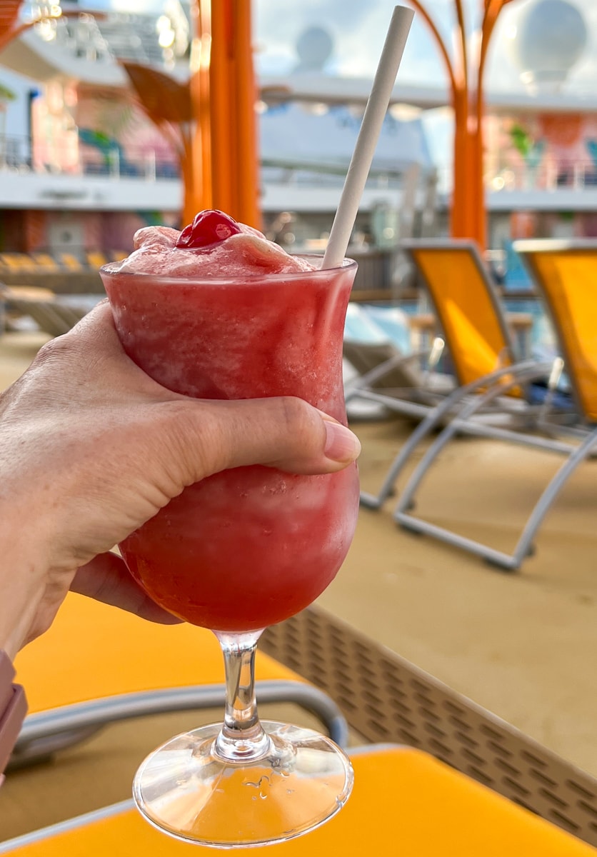 Virgin Strawberry Daiquiri on Wonder of the Seas