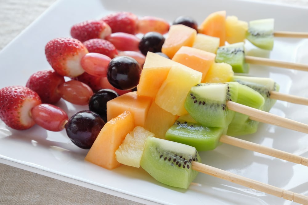 Rainbow Fruit Skewers