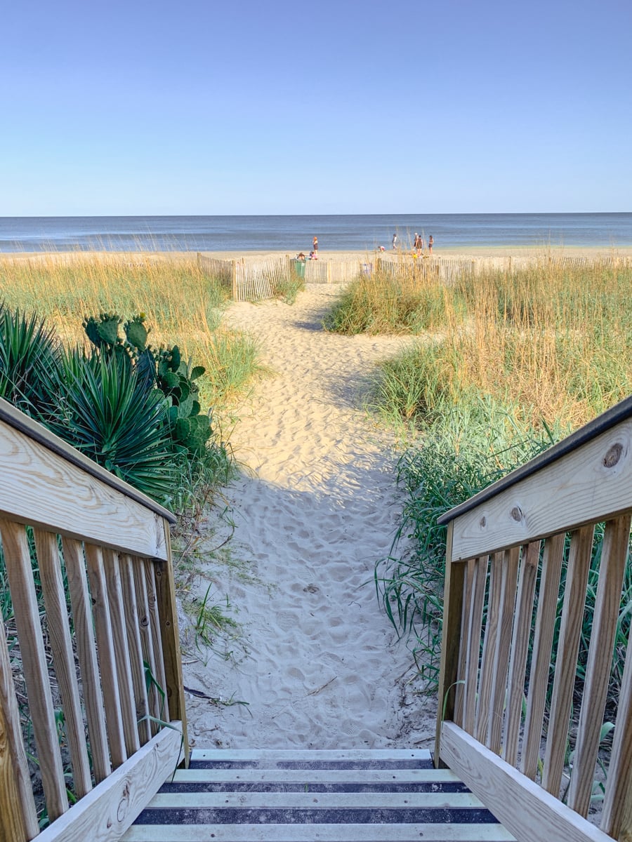 Beach along the Grand Strand in Myrtle Beach 