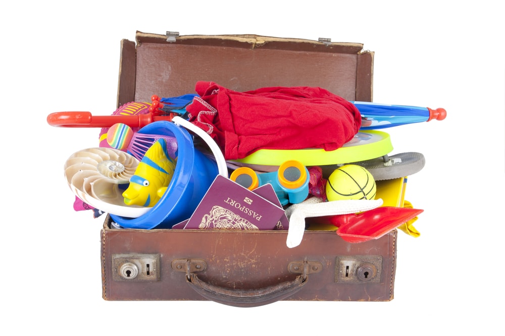 Stash of travel toys