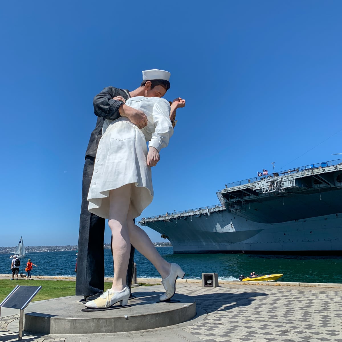 Unconditional Surrender Statue in San Diego