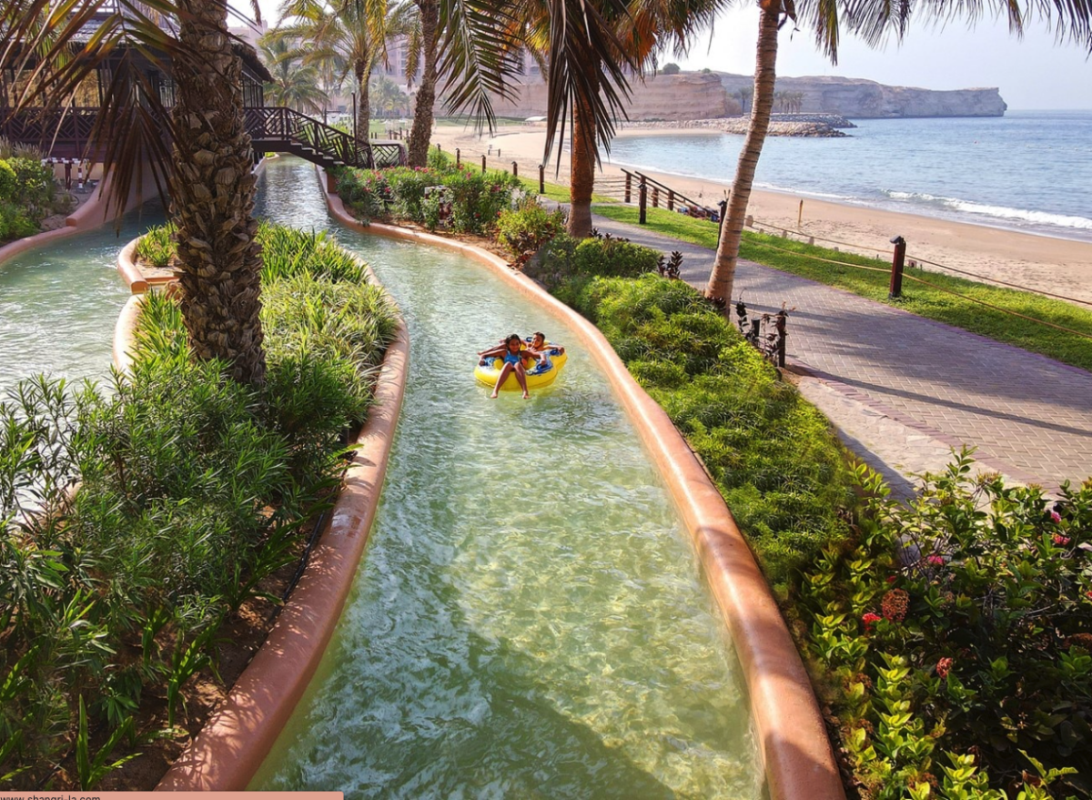 Shangri-La Bar Al Jissah Resort's lazy river