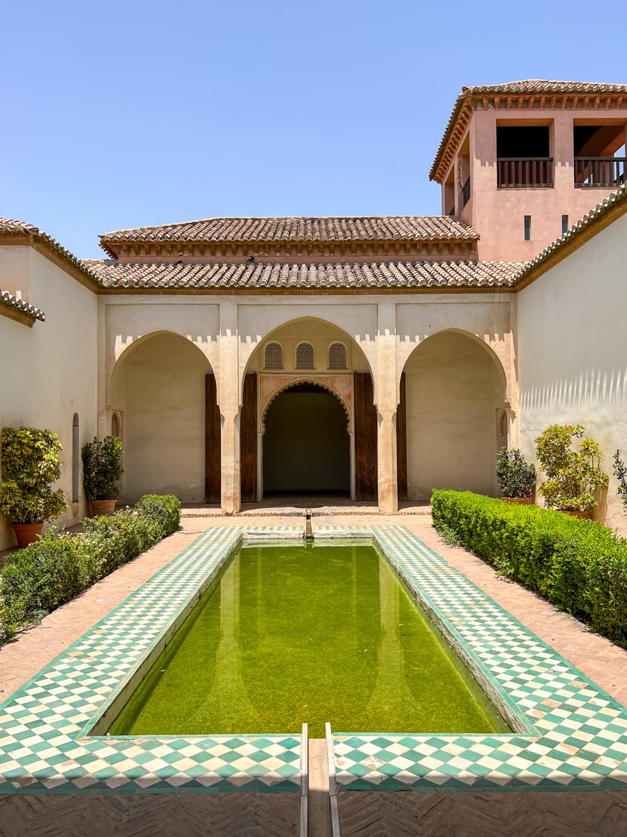 Courtyard in the Alcazaba of Málaga 