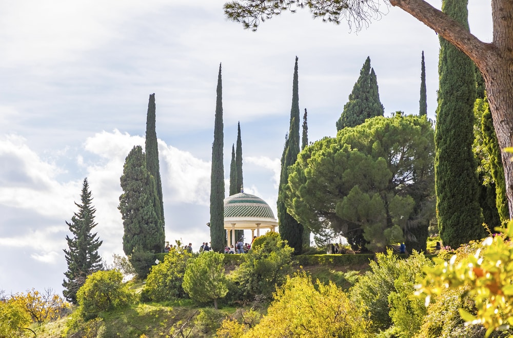 La Concepción Botanical Garden in Málaga, Spain