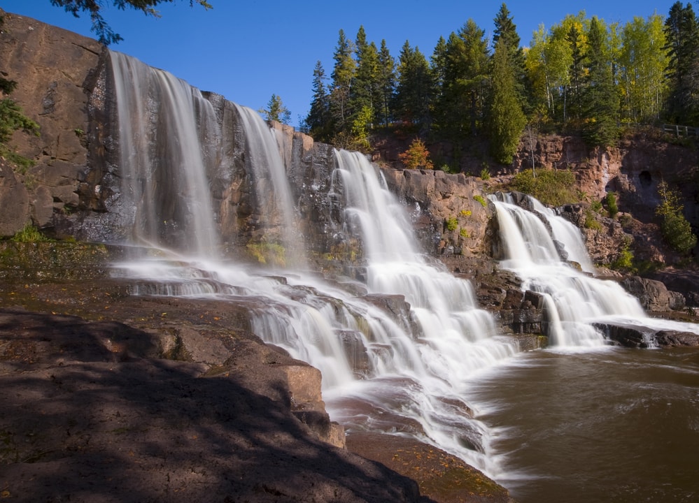 Middle Gooseberry Falls in Northern Minnesota