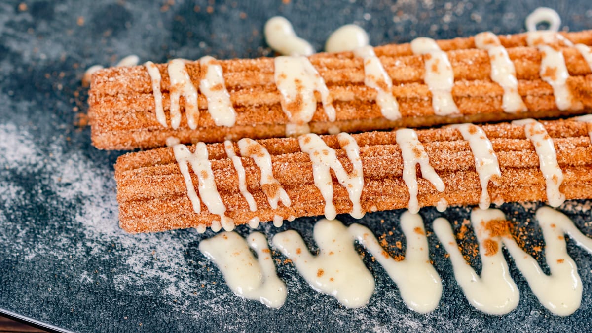 Pumpkin Spice Churro, a Halloween treat at Disneyland